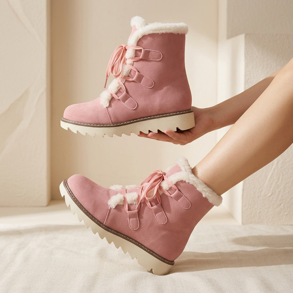 Rowan | Lace-Up Snow Boots