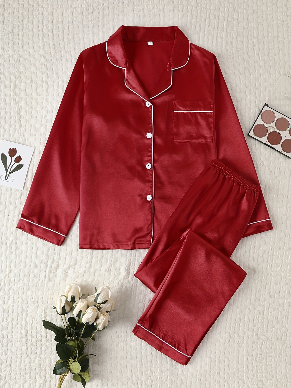 Rowan | Women's Satin Pyjama Set