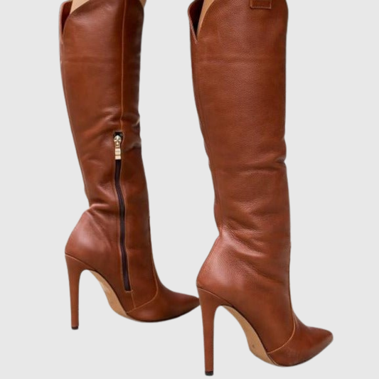 Rowan | Stiletto Leather Boots
