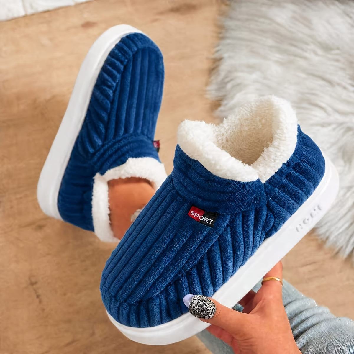 Rowan | Warm Slipper Boots