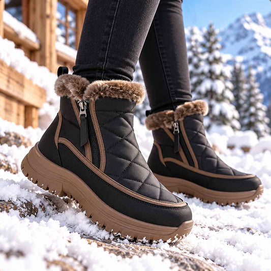 Rowan | Women's Waterproof Fur Lined Snow Boots