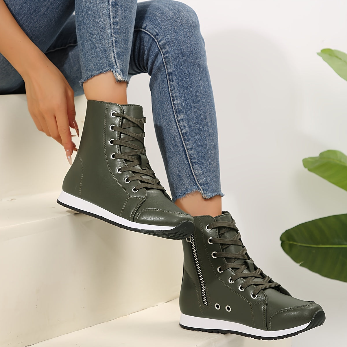 Rowan | High Top Fashion Boots
