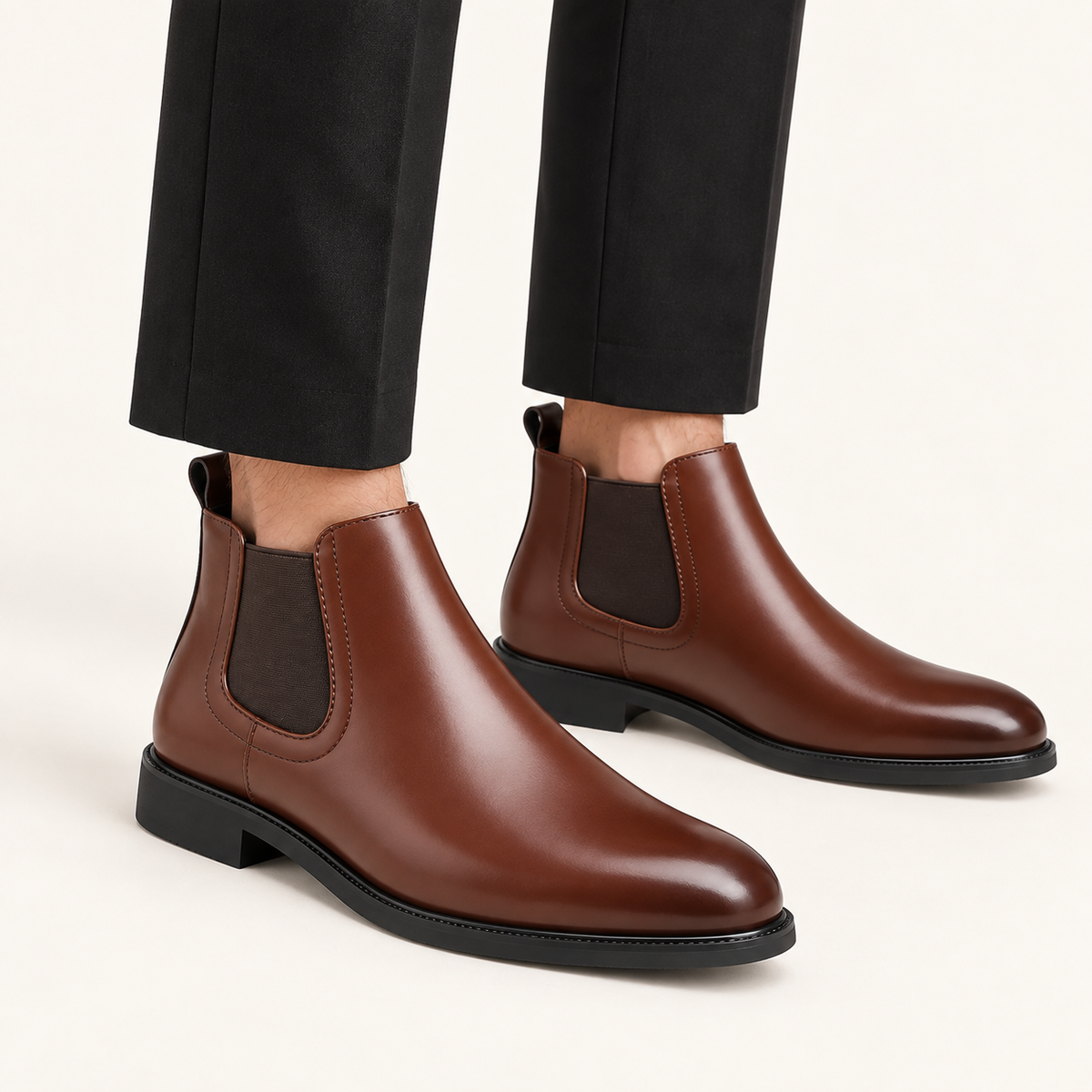 Rowan | Men's Brown Chelsea Boots
