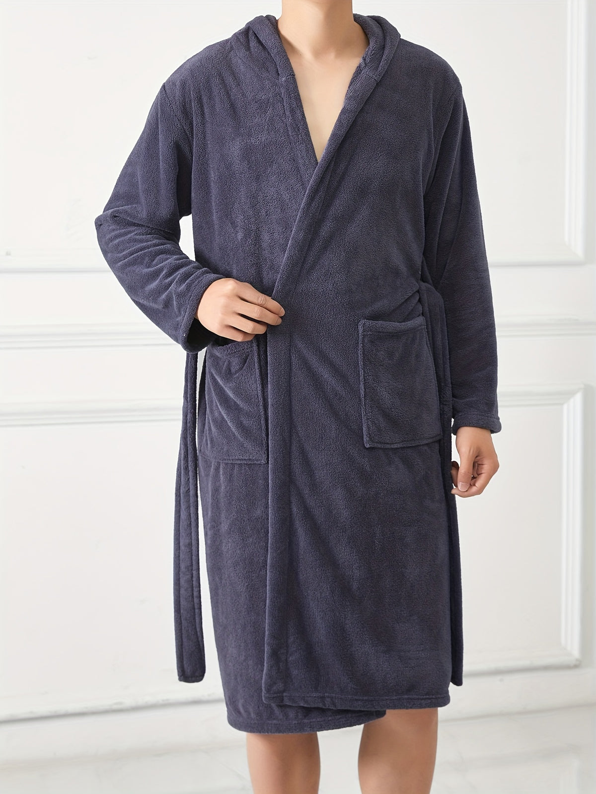 Rowan | Men's Hooded Dressing Gown