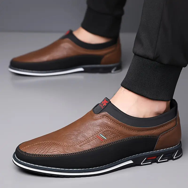 Rowan - Non Slip Leather Loafers