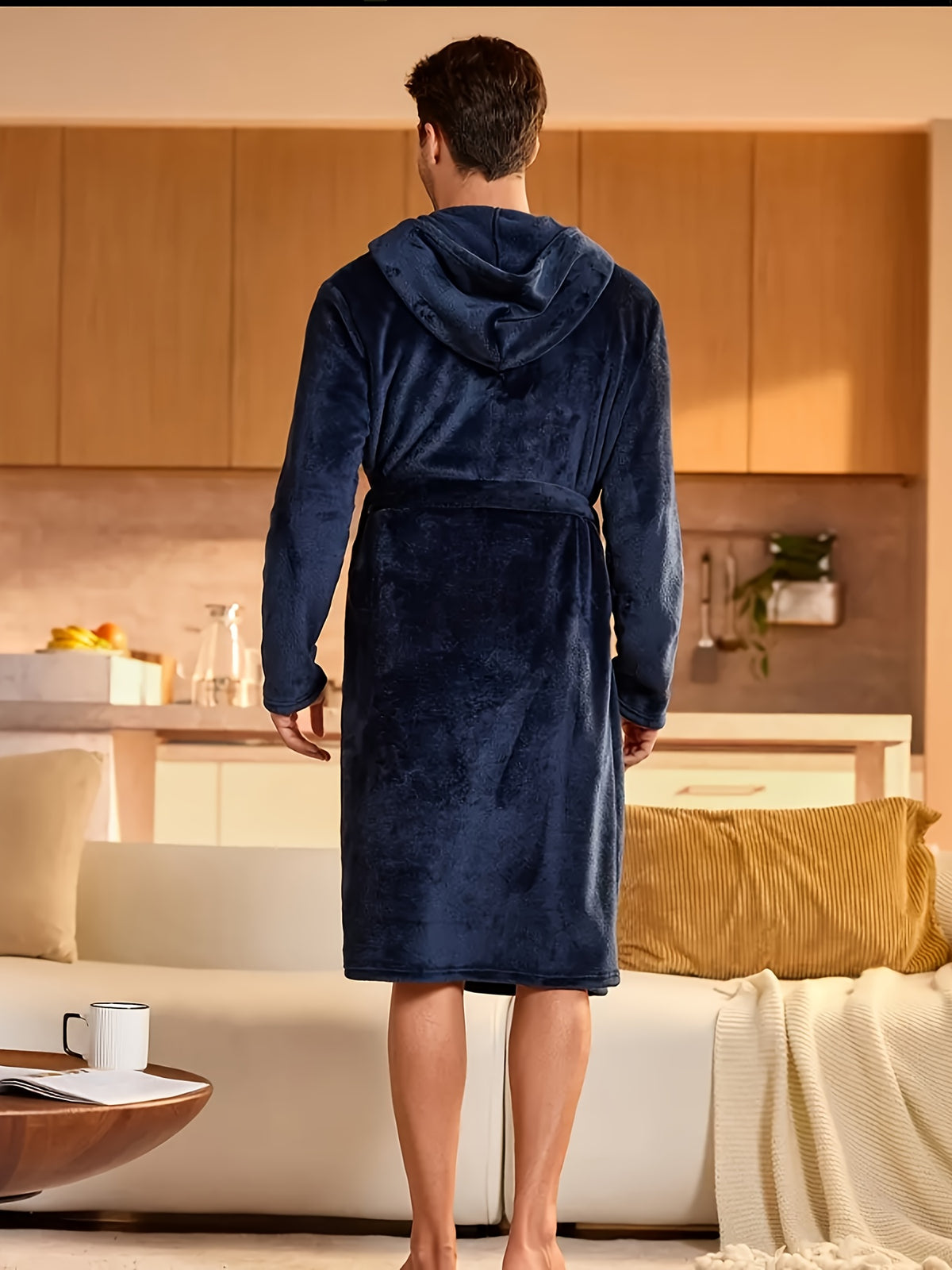 Rowan | Men's Flannel Dressing Gown