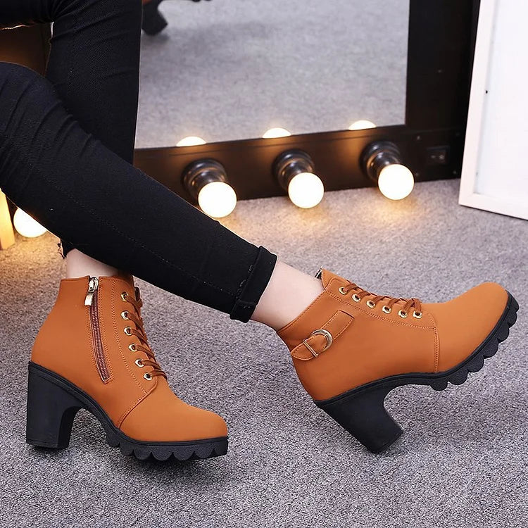 Rowan | Women's Lace-Up Ankle Boots