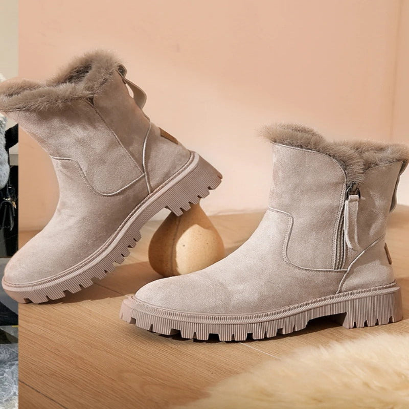 Rowan | Suede Snow Boots