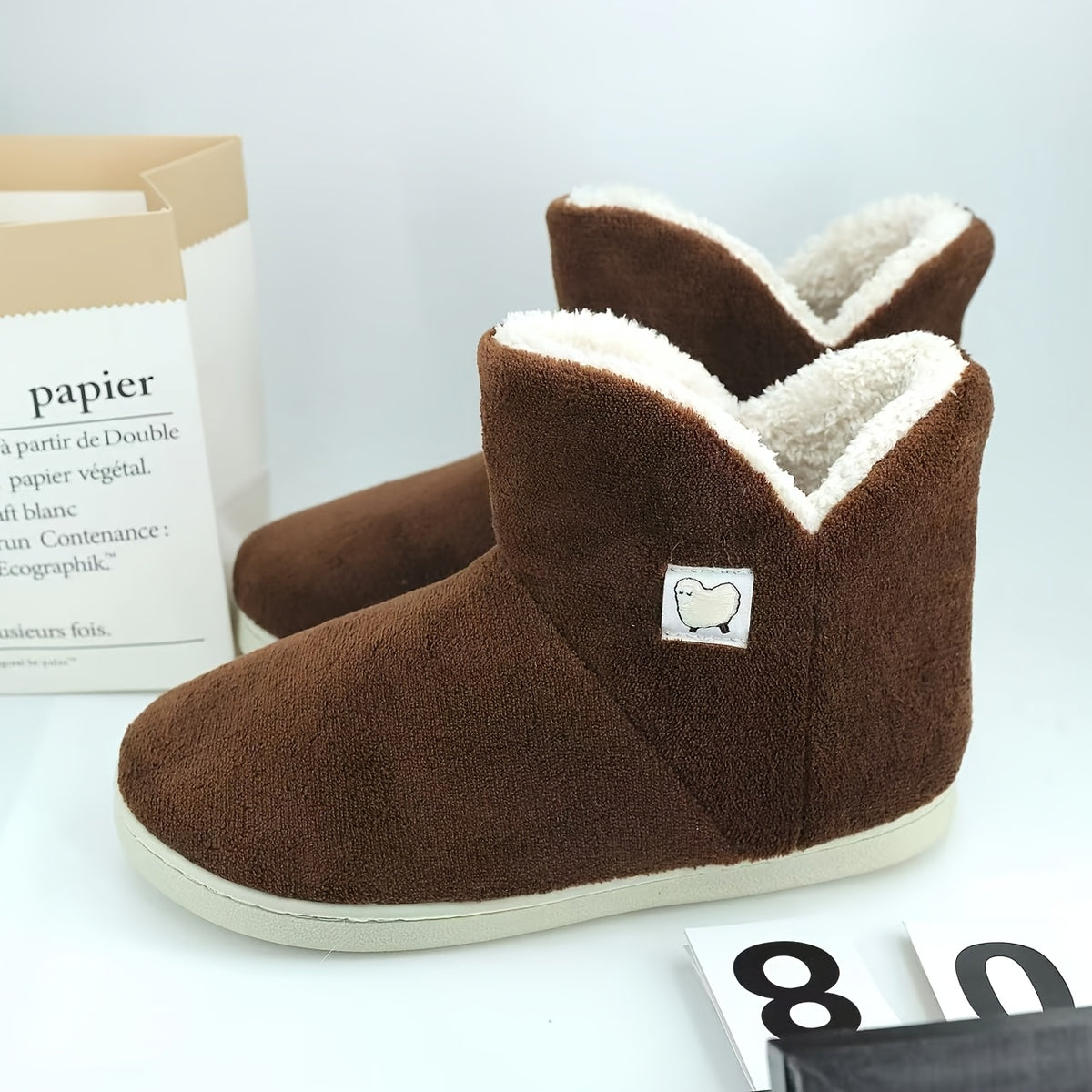 Rowan | High-Top Fleece Slippers