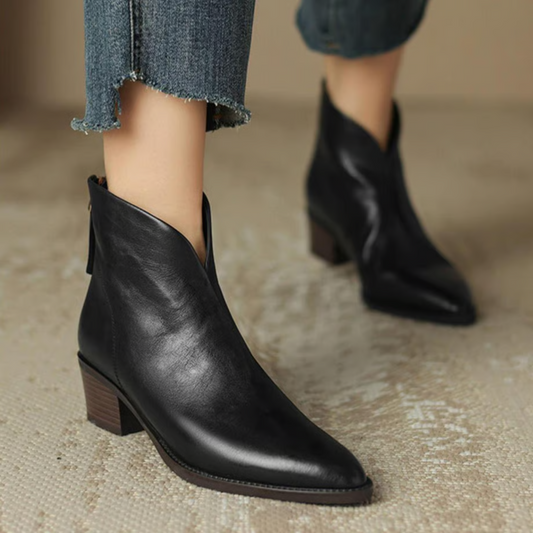 Rowan | Luxury Low Heel Boots