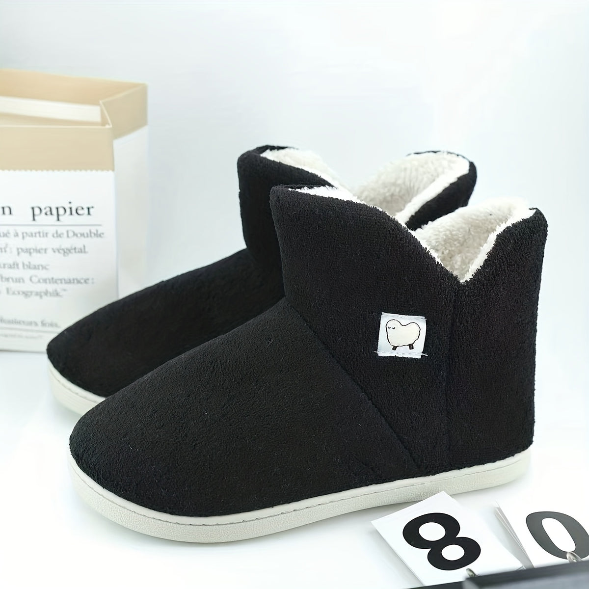 Rowan | High-Top Fleece Slippers