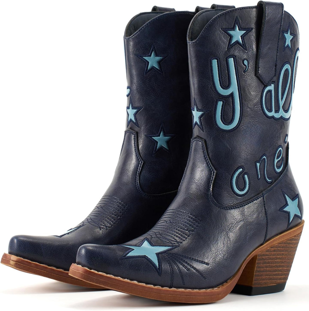 Rowan | Embroidered Cowgirl Boots