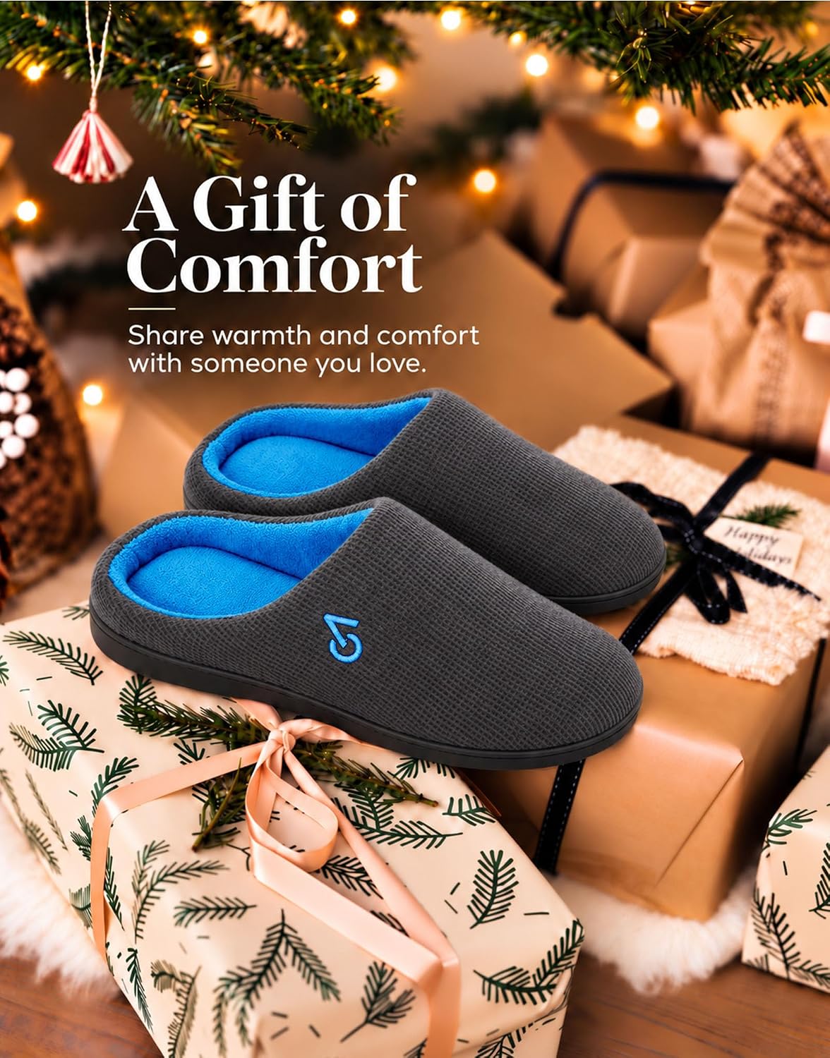Rowan | Men's Two-Tone Slippers