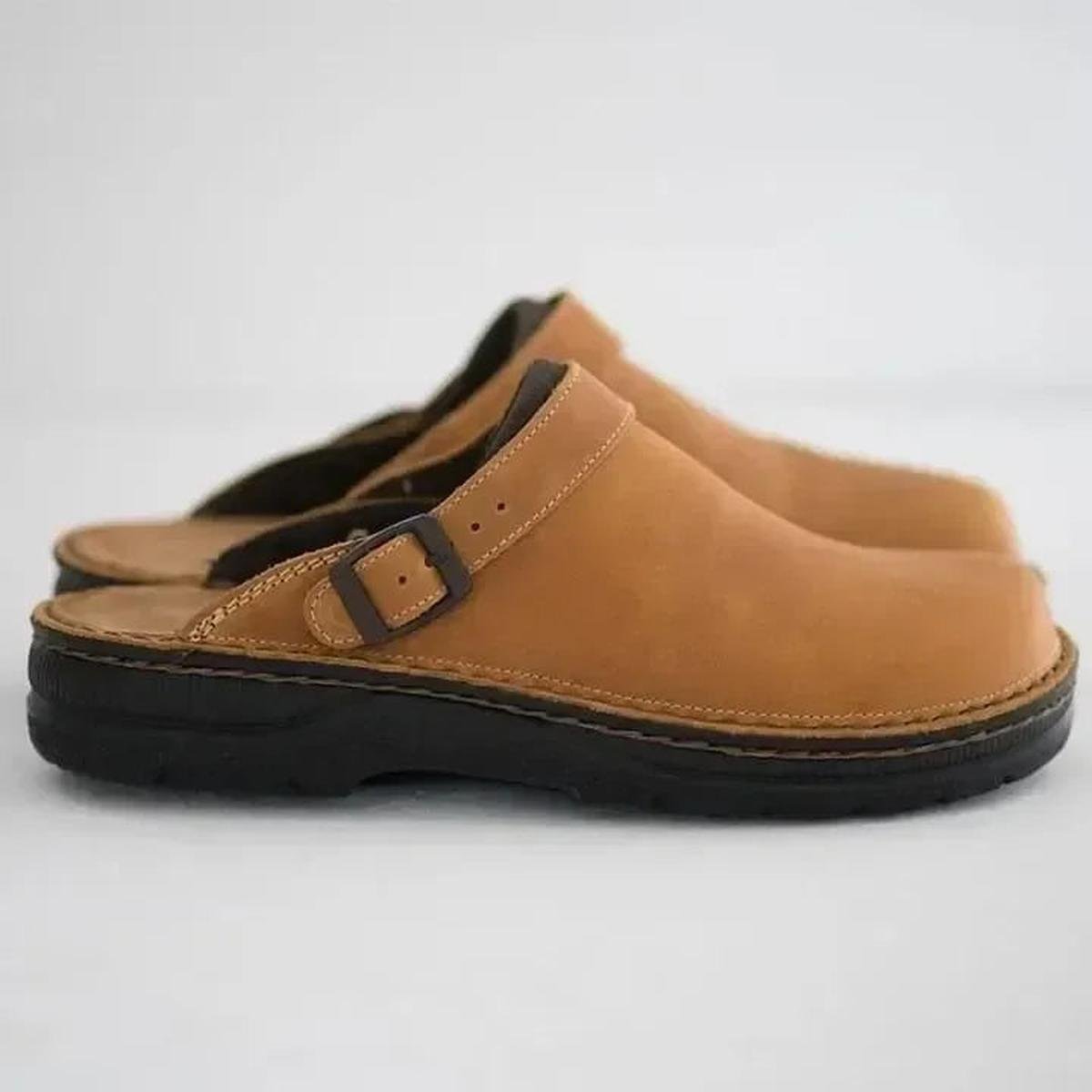 Rowan | Men's Leather Arch Support Mules