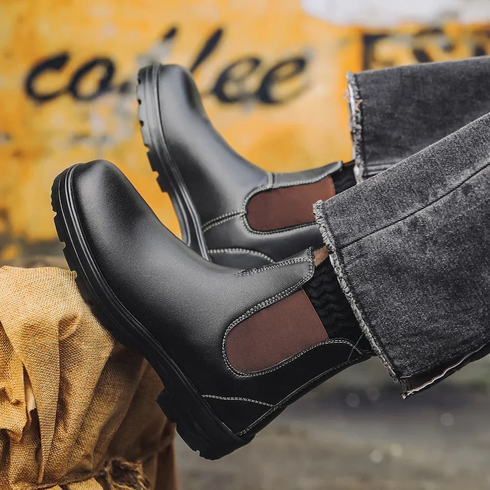 Rowan | Waterproof Leather Chelsea Boots