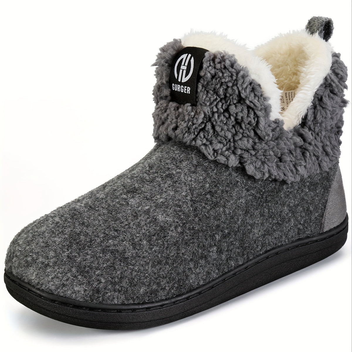 Rowan | Men's Plush Slipper Boots