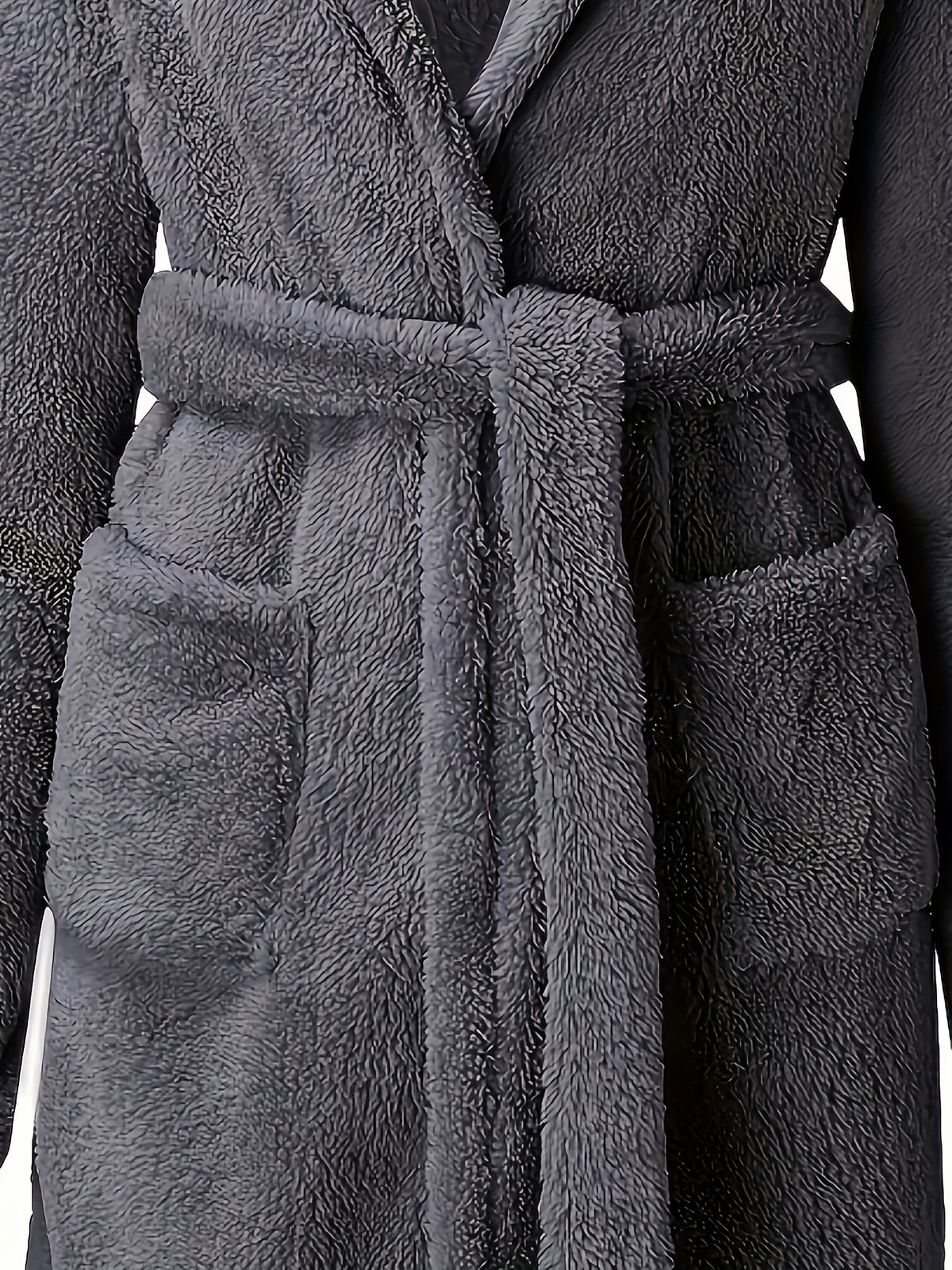 Rowan | Men's Hooded Fleece Robe