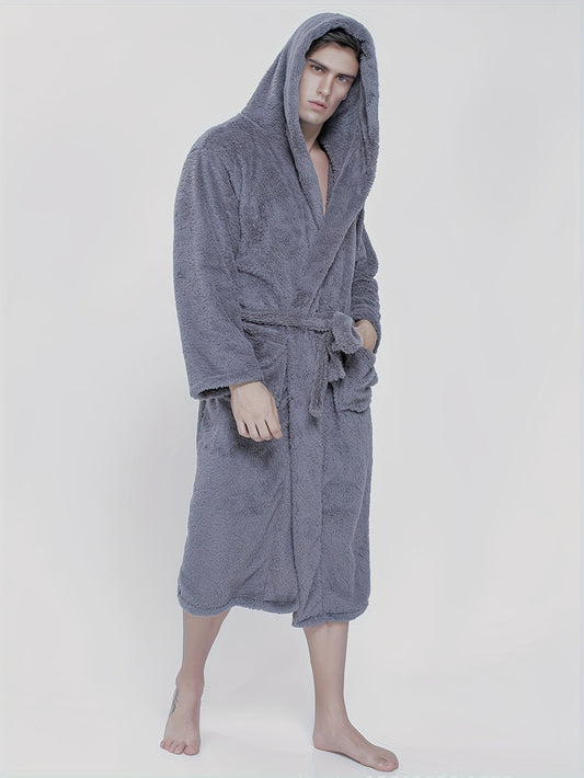 Rowan | Men's Hooded Dressing Gown