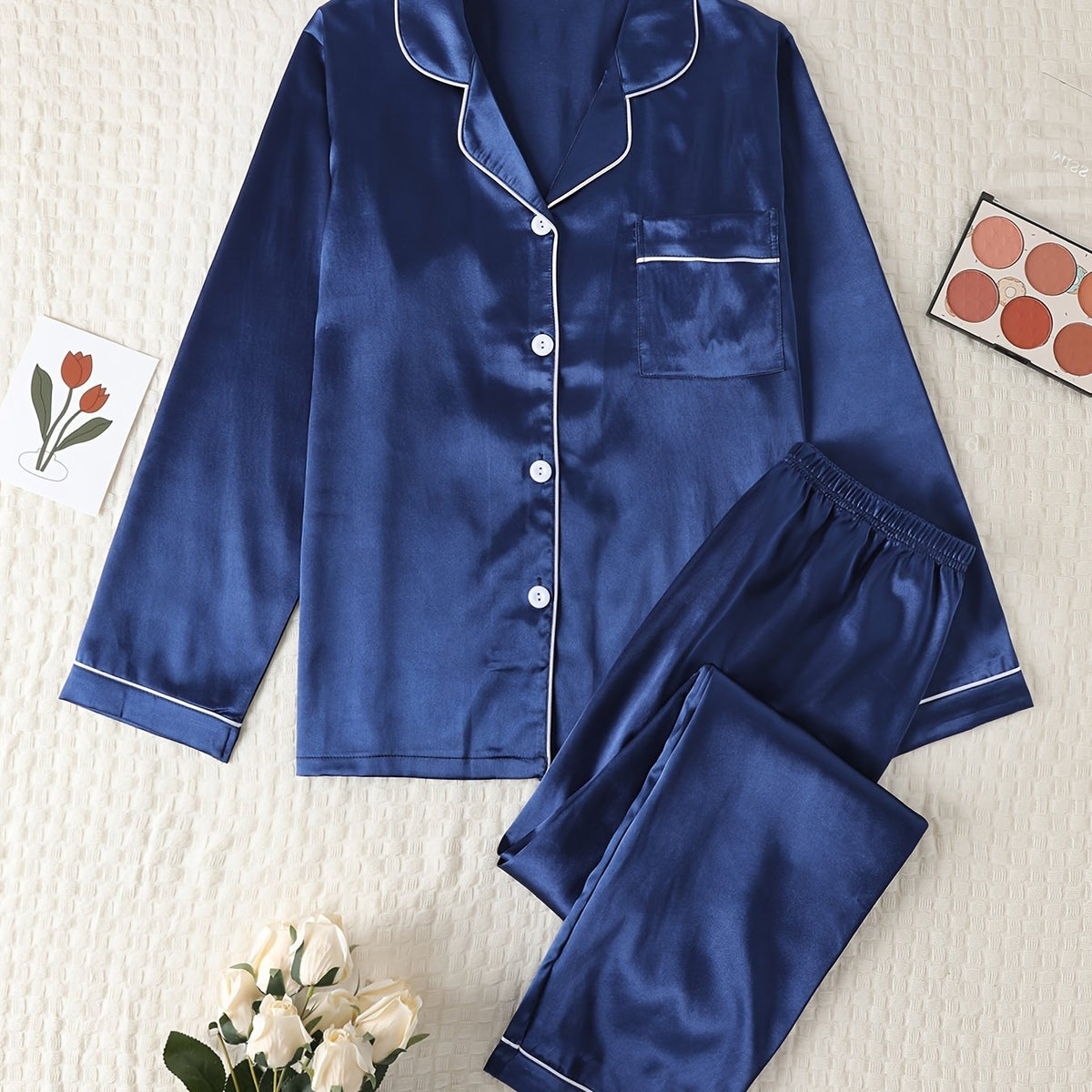 Rowan | Women's Satin Pyjama Set