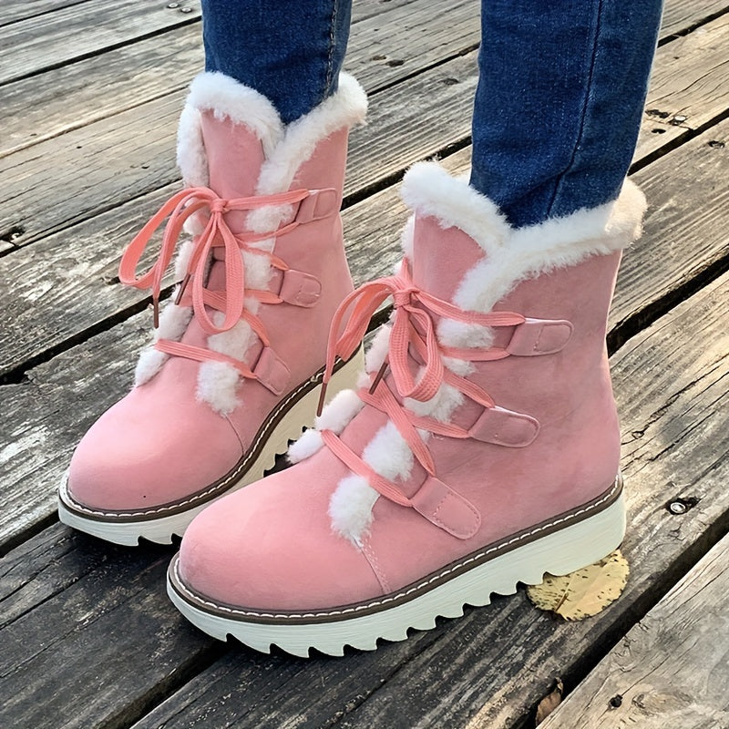 Rowan | Lace-Up Snow Boots