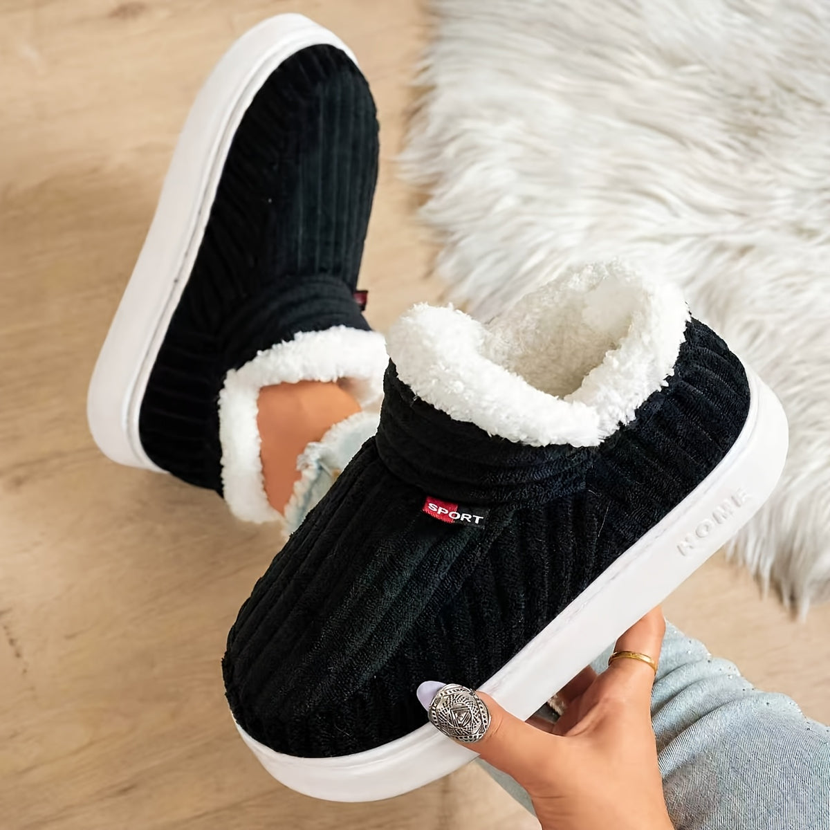 Rowan | Warm Slipper Boots