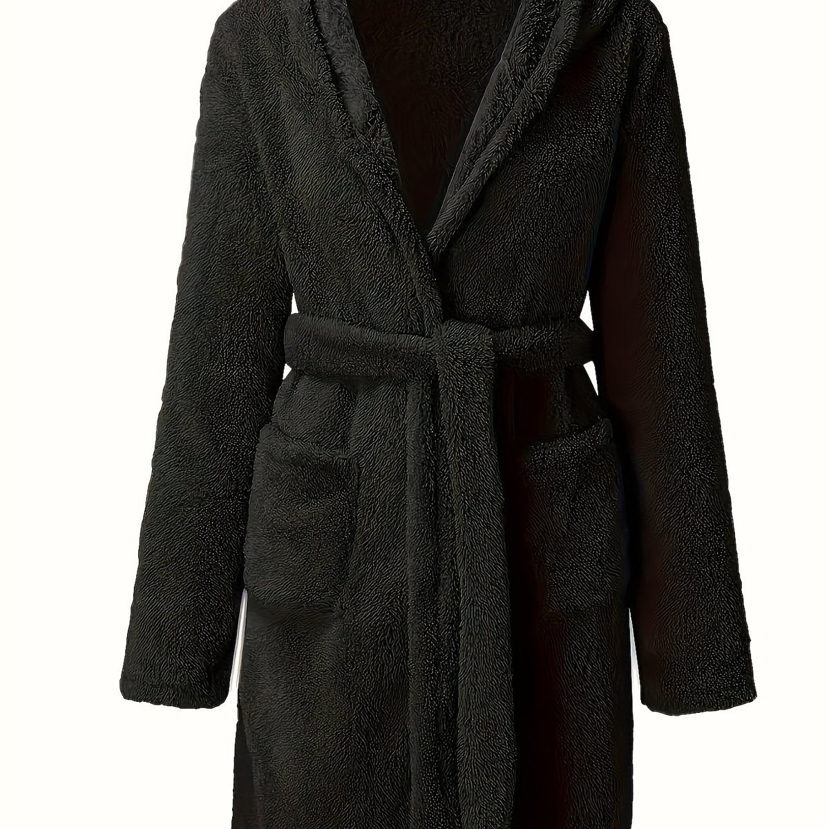 Rowan | Men's Hooded Fleece Robe