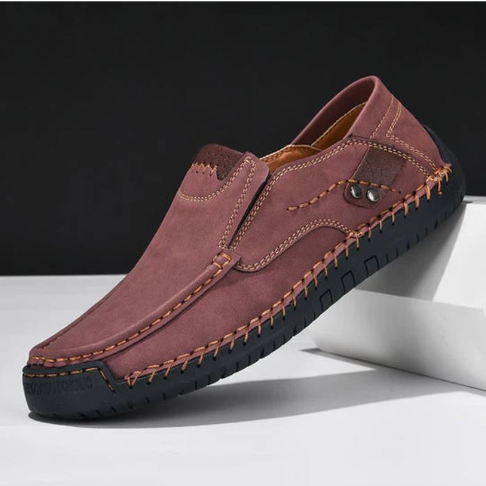 Rowan | Leather Loafer Non-Slip Sole