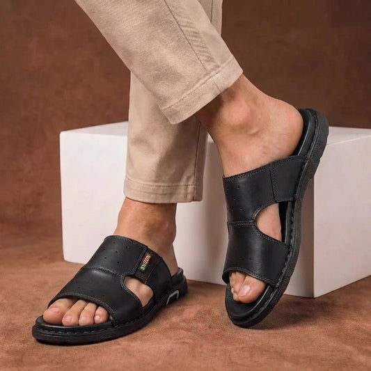 Rowan | Men's Orthopedic Wide Fit Slide Sandals
