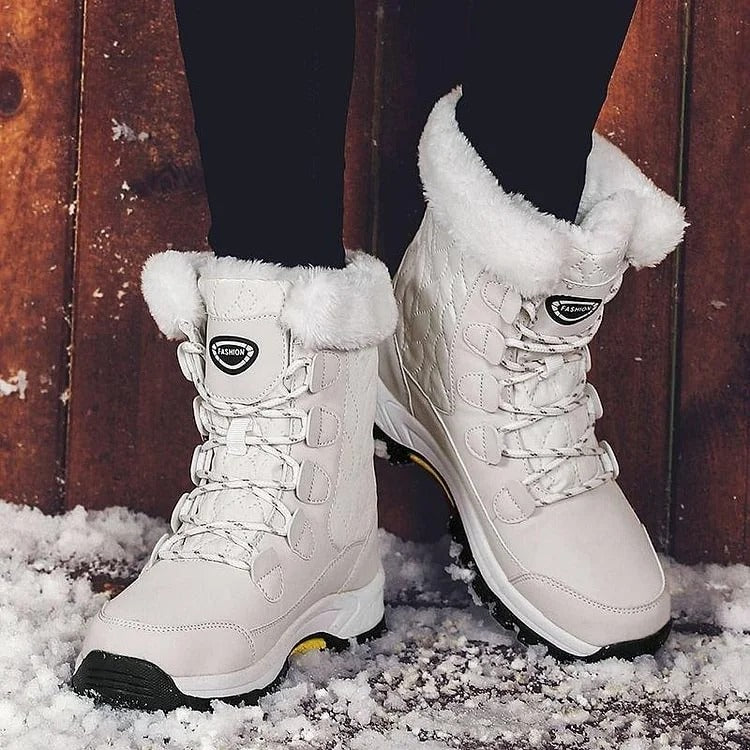 Rowan | Mid Calf Waterproof Snow Boots