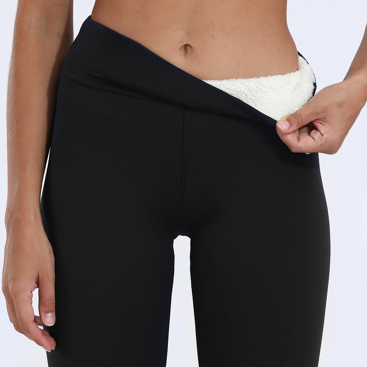 Fleece Lined Leggings High Waist
