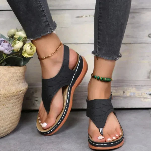 Rowan - Orthopedic Wedge Sandals