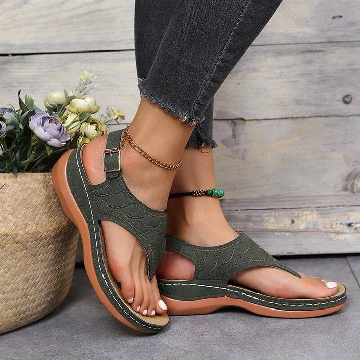 Rowan - Orthopedic Wedge Sandals
