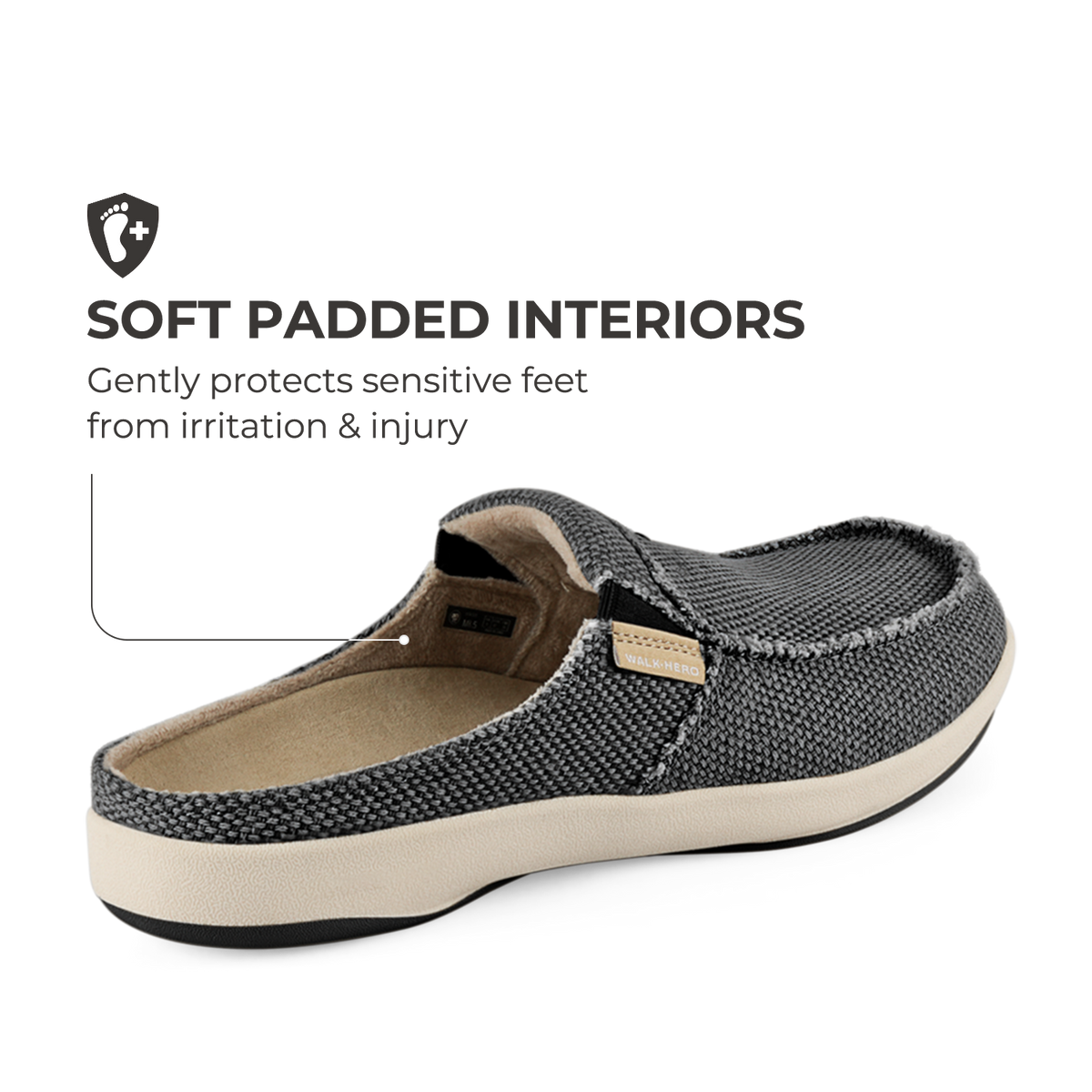Rowan arch support slippers footbed