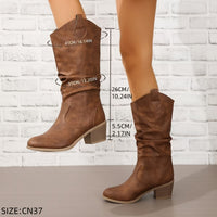 Rowan | Brown Cowboy Boots