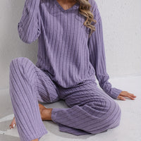 Rowan | Women's V-Neck Loungewear Set