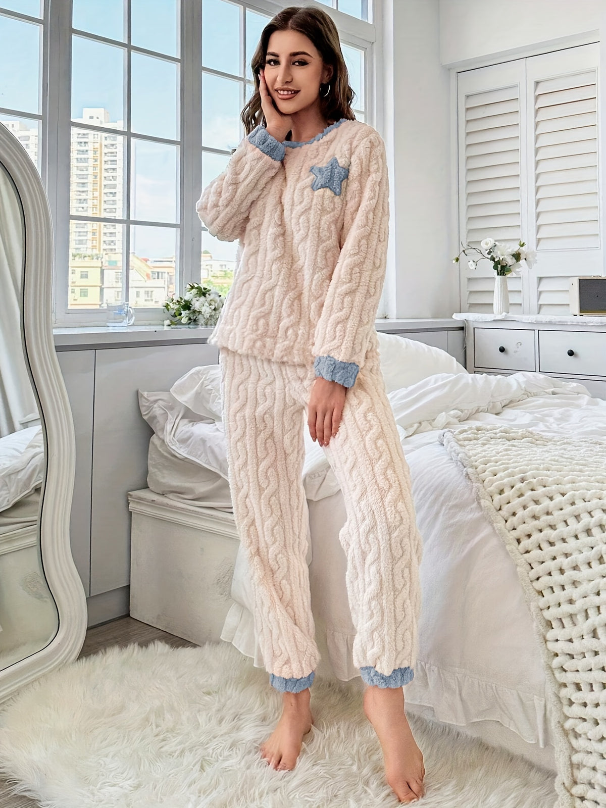 Rowan | Women's Star Fleece Pyjamas