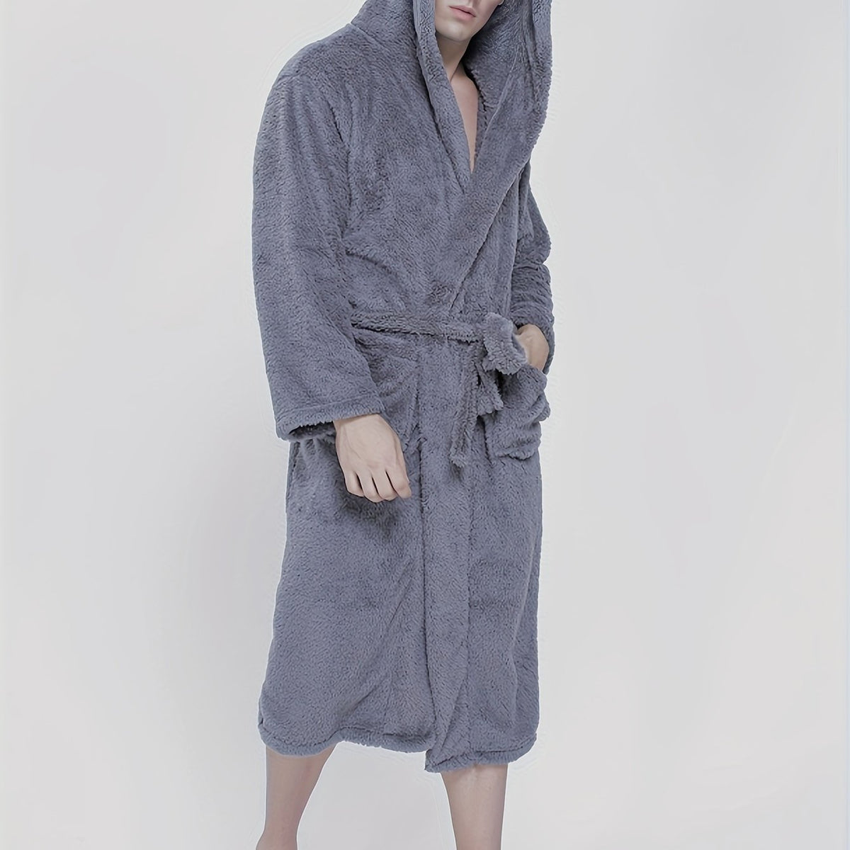 Rowan | Men's Hooded Dressing Gown