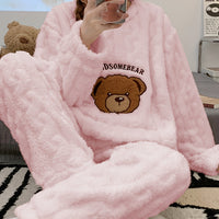 Rowan | Women's Bear Fleece Pyjamas