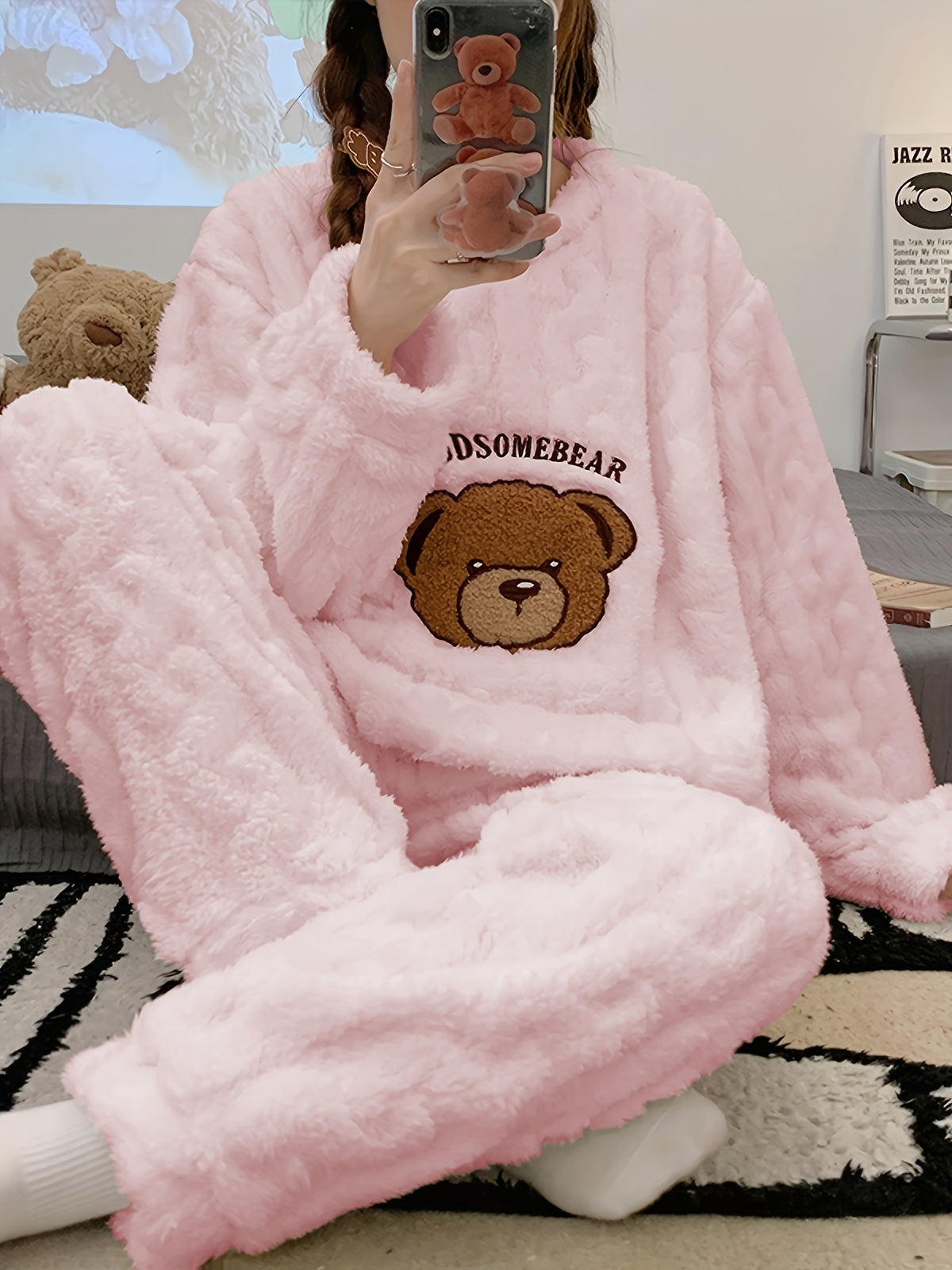 Rowan | Women's Bear Fleece Pyjamas