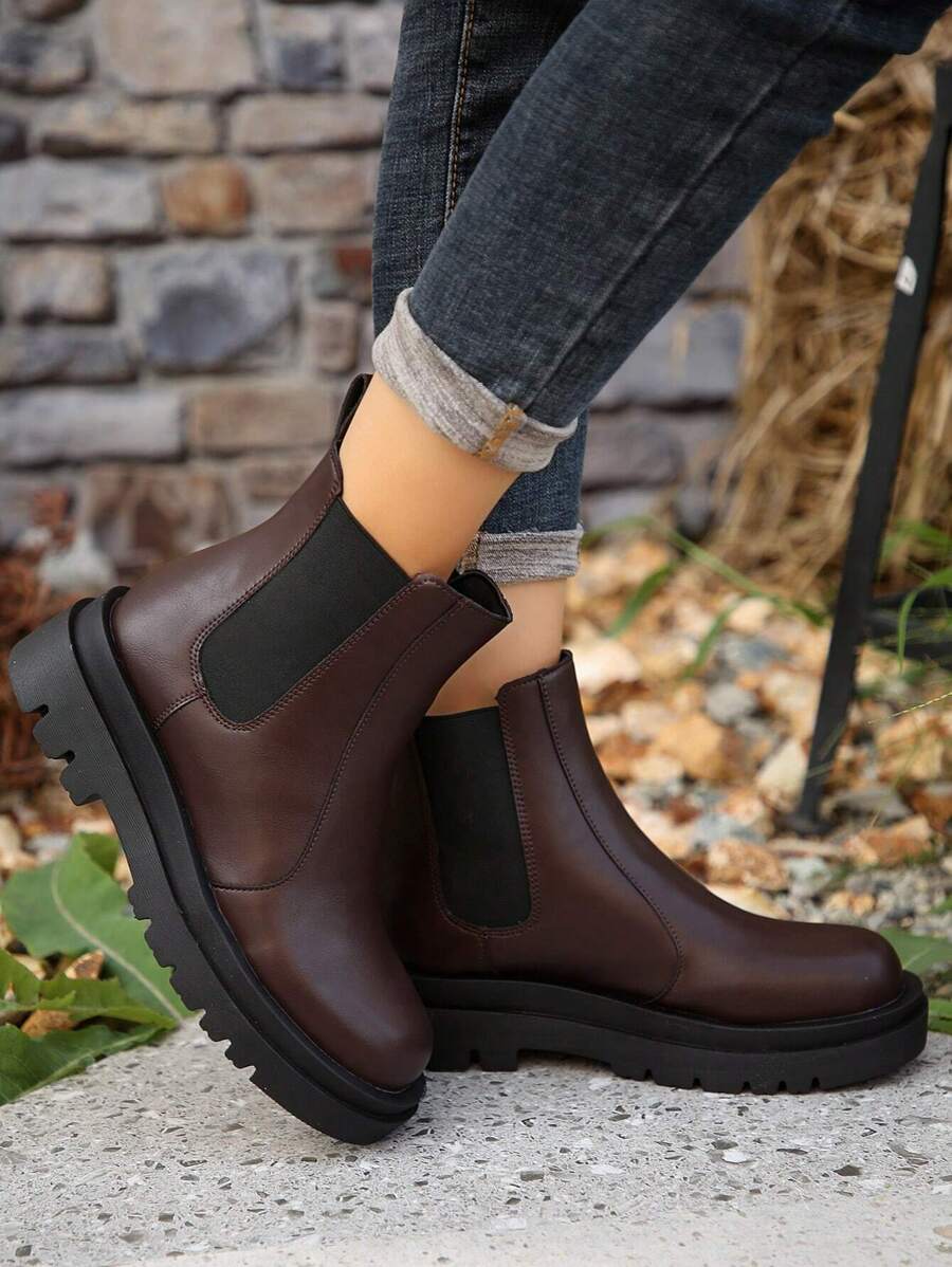 Rowan | Platform Chelsea Boots