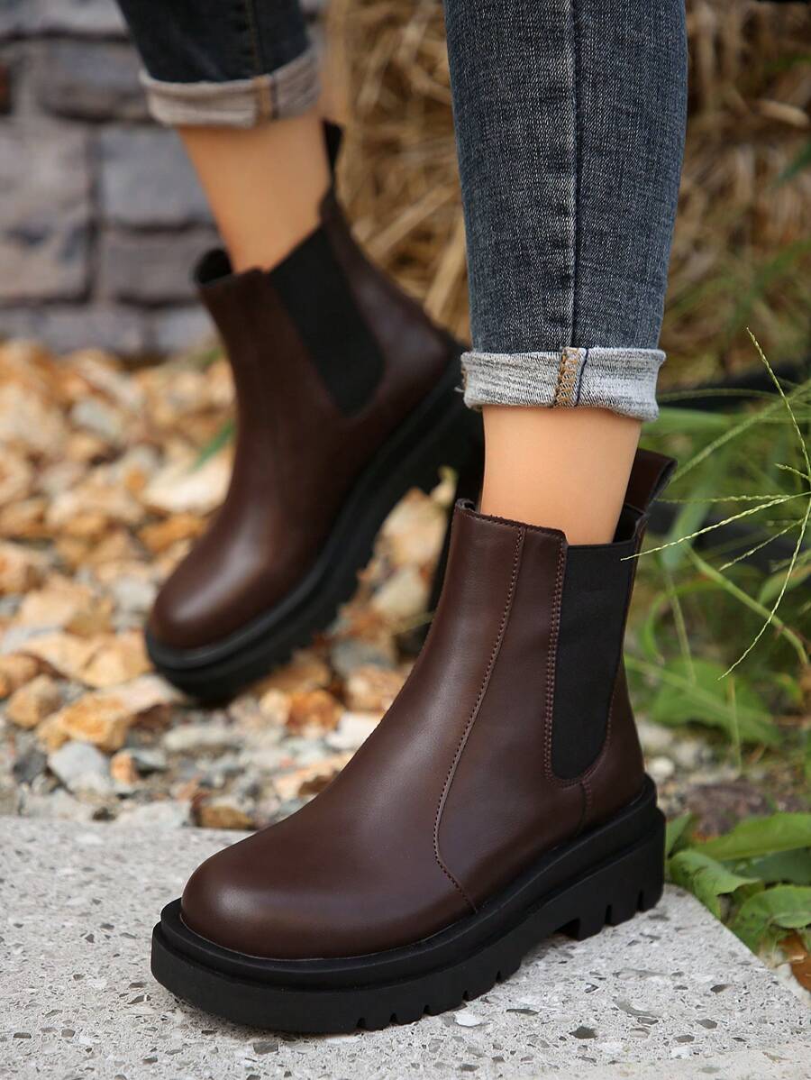 Rowan | Platform Chelsea Boots