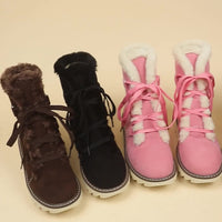 Rowan | Lace-Up Snow Boots