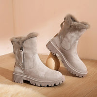 Rowan | Suede Snow Boots