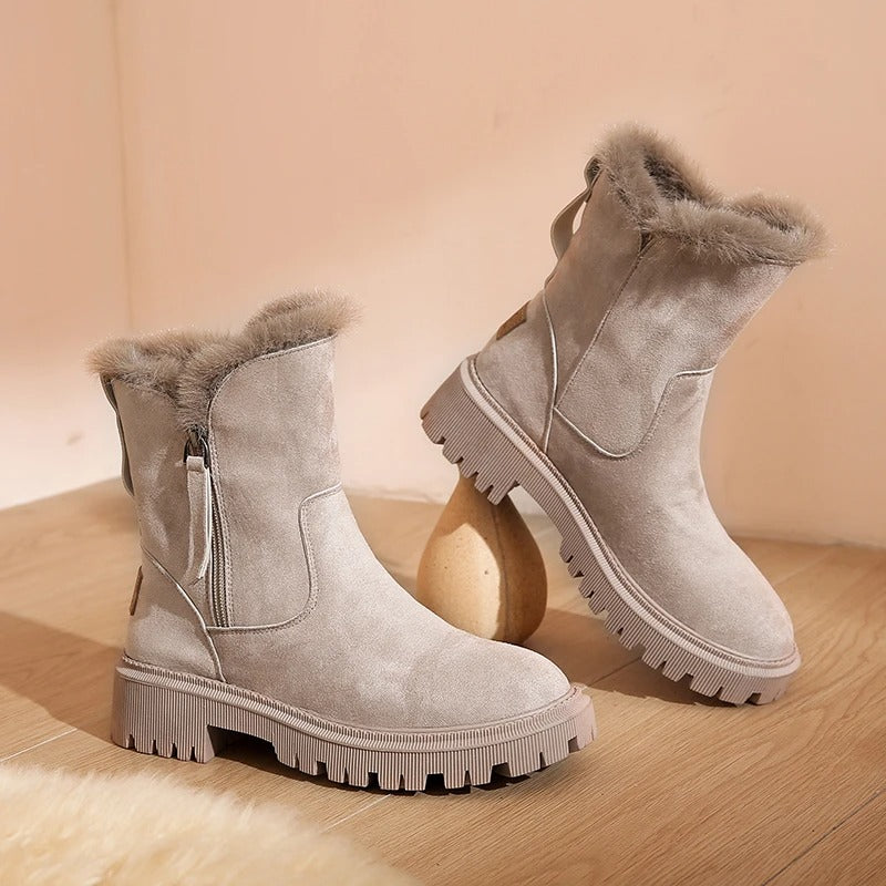 Rowan | Suede Snow Boots