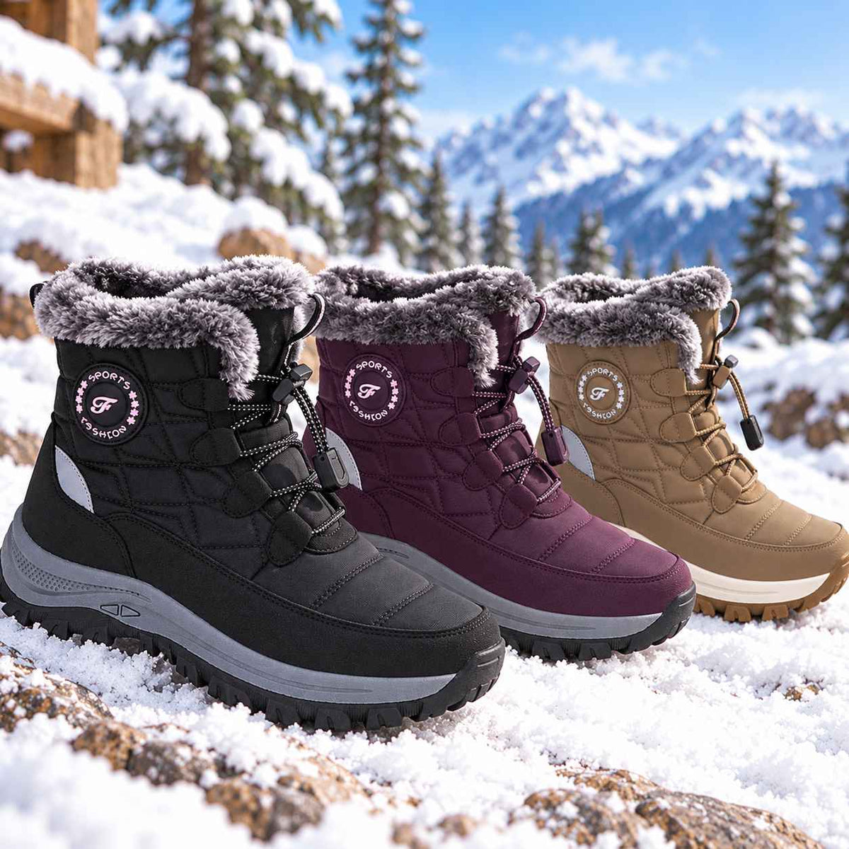 Rowan | Women's Fleece Lined Snow Boots