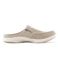 Rowan men's canvas arch support slippers beige