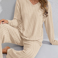 Rowan | Women's V-Neck Loungewear Set