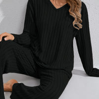 Rowan | Women's V-Neck Loungewear Set