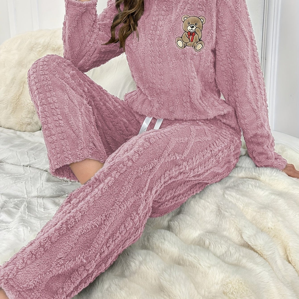 Rowan | Women's Plush Pyjama Set
