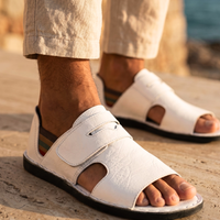 Rowan | Men's Orthopedic Leather Sandals